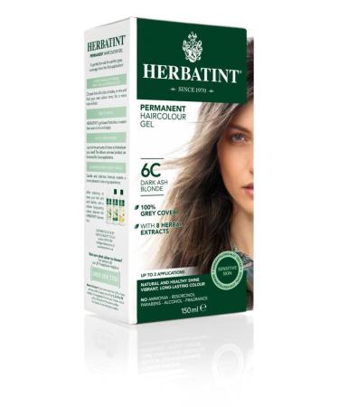 Herbatint 6c Dark Ash Chestnut (DARK ASH BLONDE) 150 ml Herbal Hair Dye
