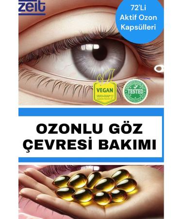 ZEIT OZON Ozone Capsules Against Under-Eye Dark Circles and Bags | 72 Eye Contour Repair Care