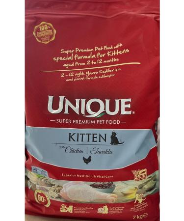 Unique Kitten Chicken Cat Food 7 Kg.