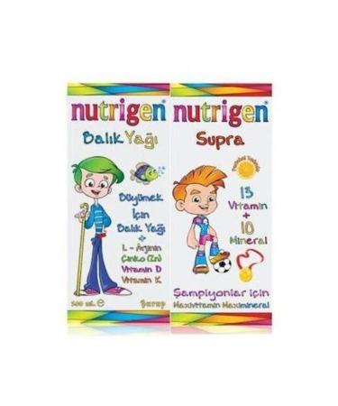 Nutrigen Fish Oil 200 Ml + Supra Syrup 200 Ml