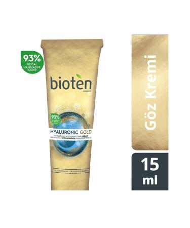 Bioten Hyaluronic Gold Anti-Wrinkle Eye Cream 15 Ml - Buy Online on GoSupps.com