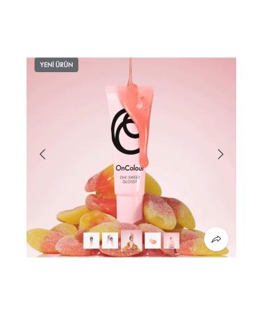 Oriflame OnColour Oh! Sweet Glossy Lip Gloss peach candy