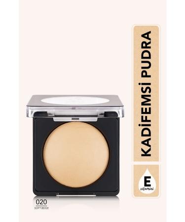Flormar Intense Pigmented Baked Matte Powder - Baked Powder - 020 Soft Beige - 8682536053518