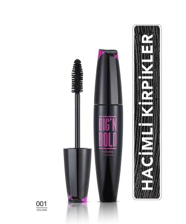 Flormar Volumizing Mascara (Black) - Big N Bold Mascara - 001 - 8682536040402