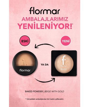 Flormar Intense Pigment Baked Matte Powder - Baked Powder - 021 Beige With Gold - 8682536053532 - Buy Online on GoSupps.com