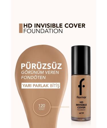 Flormar Foundation Invisible Cover HD Foundation No: 110 - Buy Online on GoSupps.com