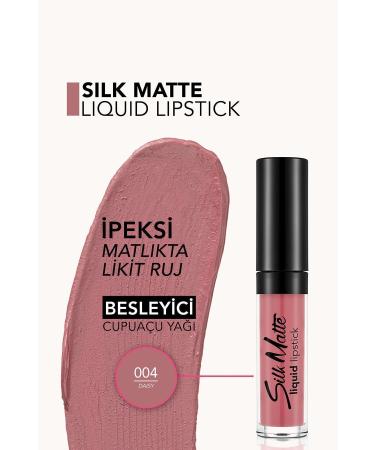 Flormar Velvet Texture Liquid Matte Lipstick - Silk Matte Liquid Lipstick - 004 Daisy - 8690604397334 - Buy Online on GoSupps.com