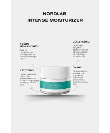NORDLAB Intensive Moisturizing Face Care Cream for All Skin Types Hyaluronic Acid Ceramide Zinc Shea Butter - Buy Online on GoSupps.com