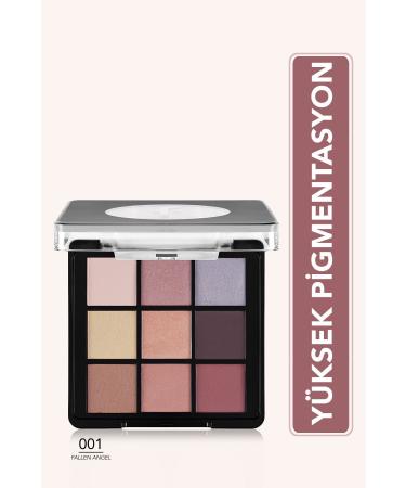 Flormar Matte & Shiny Creamy Eyeshadow Palette - Eye Shadow Palette - 001 Fallen Angel- 8682536048439