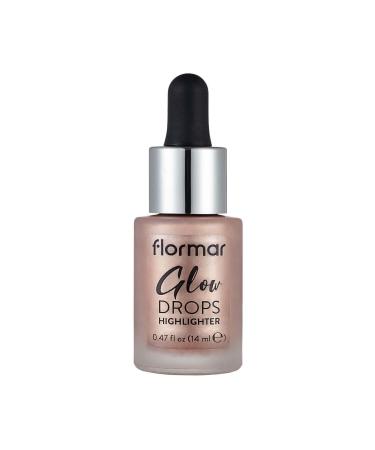 Flormar Mineral Liquid Illuminator (PINK) - Glow Drops Highlighter - 002 Sun Glow - 8682536019941