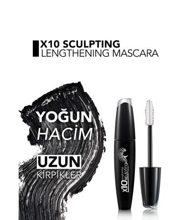 Flormar X10 Sculpting Lengthening Mascara Lengthening Mascara 002 - Buy Online on GoSupps.com