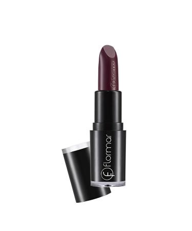 Flormar Shiny Stick Lipstick (DARK PURPLE) - Long Wearing Lipstick - L010 Chic Aubergine - 8690604107803