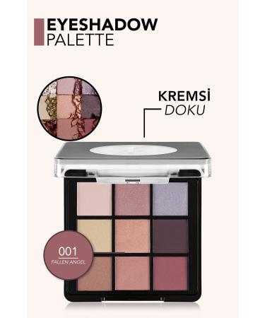 Flormar Matte & Shiny Creamy Eyeshadow Palette - Eye Shadow Palette - 001 Fallen Angel- 8682536048439 - Buy Online on GoSupps.com