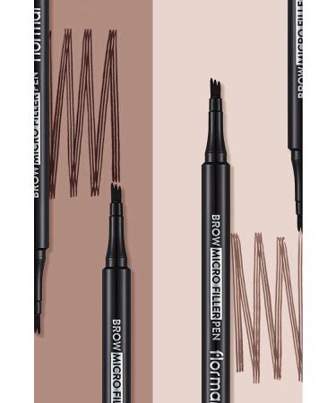 Flormar Eyebrow Filling Pencil (Dark Brown) - Brow Micro Filler Pen - 004 Deep Brown - 8682536038546 - Buy Online on GoSupps.com