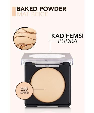 Flormar Intense Pigment Baked Matte Powder (COLD UNDERTONE) - Baked Powder - 030 Matte Beige - 8682536053570 - Buy Online on GoSupps.com