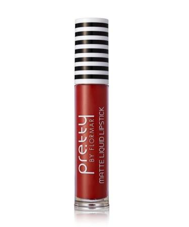 Flormar Intense Pigmented Matte Liquid Lipstick - Pretty Matte Lipstick - 008 Live Vermillion-8690604462780