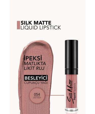 Flormar Velvet Texture Liquid Matte Lipstick (DARK NUDE) - Silk Matte Liquid Lipstick - 054 Daily Must- 8682536032889 - Buy Online on GoSupps.com