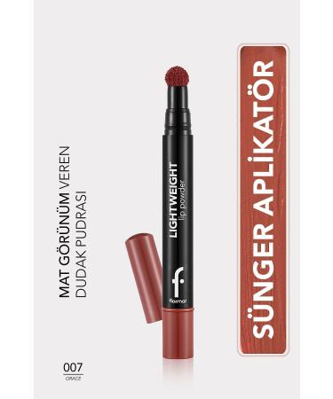 Flormar Lightweight Matte Lip Powder (Peach) - Lightweight Lip Powder - 007 Grace - 8682536007498