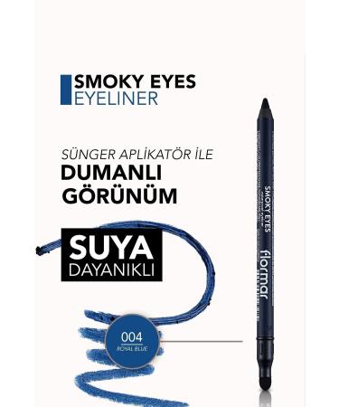 Flormar Eye Pencil - Smoky Eyes Waterproof Eyeliner -004 Royal Blue -8690604547272 47000012 - Buy Online on GoSupps.com