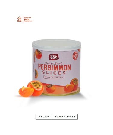 EverEat Freeze Dried Persimmons - Healthy Snack Produced by Freeze Dry Method