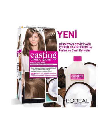 L'Oreal Paris Hair Dye - Casting Creme Gloss 613 Milky Coffee 3600523302888 - Buy Online on GoSupps.com