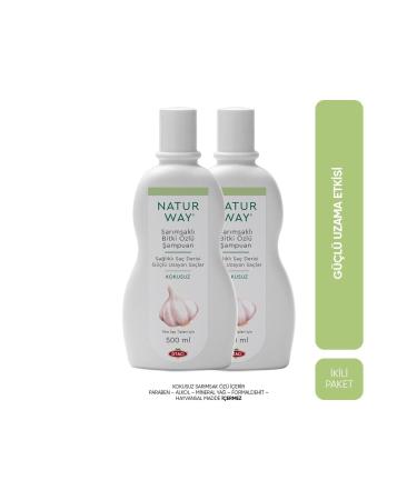 Otac Naturway Garlic Herbal Essence Shampoo 500ml Double Pack