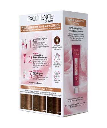 L'Oreal Paris L'or al Paris Excellence Intense Hot Chocolate Hair Dye 5.3 - Buy Online on GoSupps.com