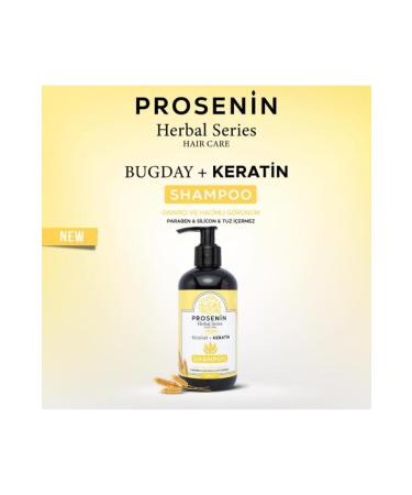 Prosenin Herbal Series Wheat & Keratin Anti-Hair Loss Shampoo 250 ml
