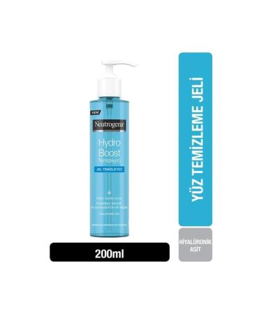 Neutrogena Facial Cleansing Gel & Hydro Boost Gel Does not leave dirt oil and makeup residue 200ml