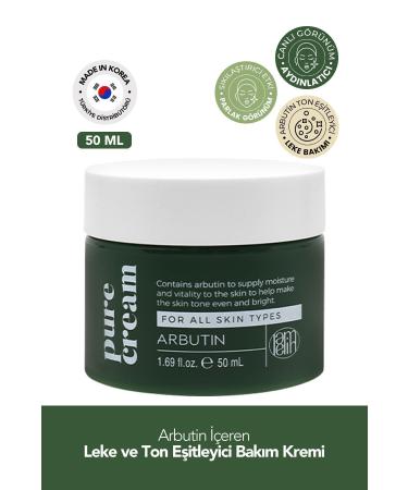 Lamelin Arbutin Containing Blemish and Face Care Cream Lamelin Arbutin Pure Cream 50 ml