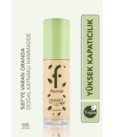 Flormar Green Up Creamy Texture & Matte Finish Vegan Foundation