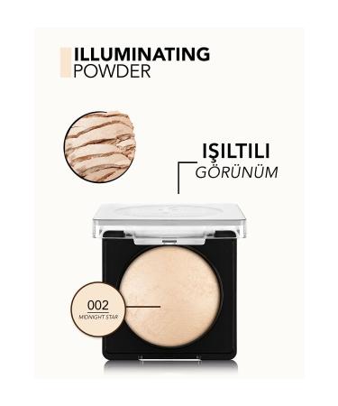 Flormar Intense Pigmented Illuminator - Illuminating Powder - 002 Midnight Star - 8682536053358 - Buy Online on GoSupps.com