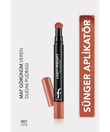 Flormar Lightweight Matte Lip Powder (Skin) - Lightweight Lip Powder - 001 Ladylike - 8682536007436