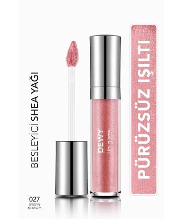 Flormar Nourishing Lip Gloss - Dewy Lip Glaze - 027 Perfect Moments-8682536069502