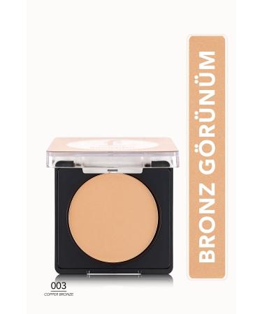 Flormar Intense Pigmented Shimmering Bronzer (COPPER BRONZE) - Bronzing Powder - 003 Copper Bronze - 8682536053419