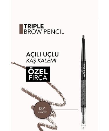 Flormar Triple Brow 3 in 1 Creamy Texture Eyebrow Makeup Pencil - Buy Online on GoSupps.com