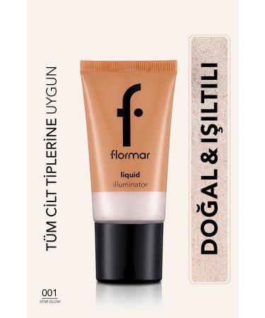Flormar Natural Shining Liquid Illuminator (LIGHT TONE) Liquid Illuminator-001 Star Glow-8690604534746