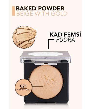 Flormar Intense Pigment Baked Matte Powder - Baked Powder - 021 Beige With Gold - 8682536053532 - Buy Online on GoSupps.com