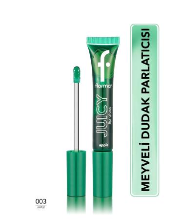Flormar Fruit Flavored Lip Gloss (APPLE) - Juicy Lip Gloss - 003 Apple - 8682536087735