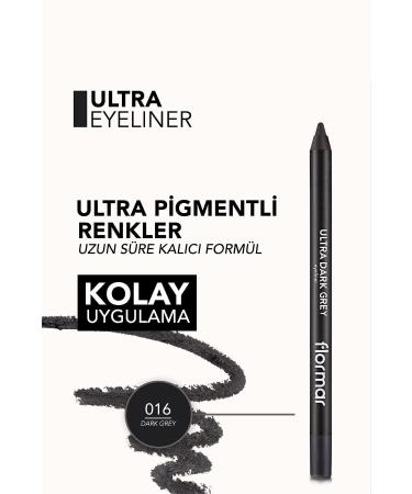 Flormar Dark Grey Eyeliner Ultra Dark Grey Eyeliner - Buy Online on GoSupps.com
