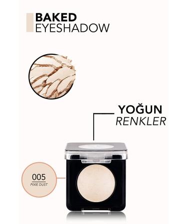Flormar Intense Shiny Eyeshadow - Baked Eyeshadow -005 Pixie Dust- 8682536052429 - Buy Online on GoSupps.com