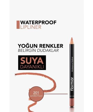 Flormar Waterproof Lip Pencil - Waterproof Lipliner (Nude) - 201 NTRLLY NUDE - 8690604111015 - Buy Online on GoSupps.com