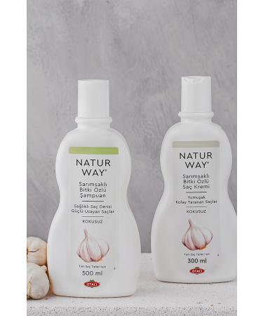 Otac Naturway Garlic Herbal Essence Shampoo 500ml Double Pack - Buy Online on GoSupps.com