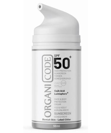 ORGANI CODE ORGANICODE SUN BLEMISH 50+SPF CREAM 50 ml.