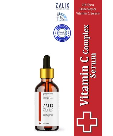 ZALIX Skin Tone Equalizer & Brightening Vitamin C Complex Serum 30 ml - Buy Online on GoSupps.com