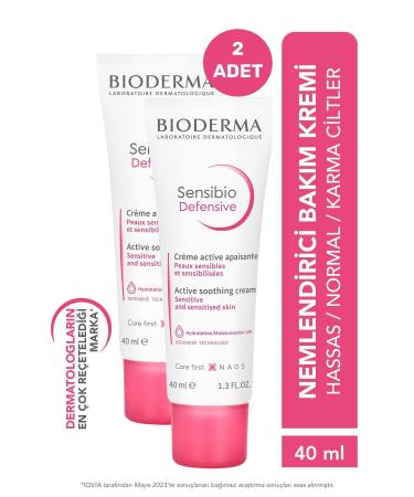 Bioderma Sensibio Defensive Cream 40 ml 2 Pieces