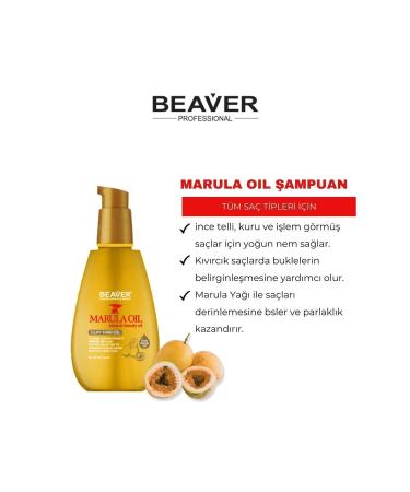 3M Beaver Marula Oil Silky Hair Oil Marula Oil Hair Care Oil 100 ml - Buy Online on GoSupps.com