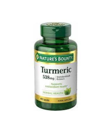 Natures Bounty Turmeric 1000 Mg Plus Black Pepper 60 Capsules