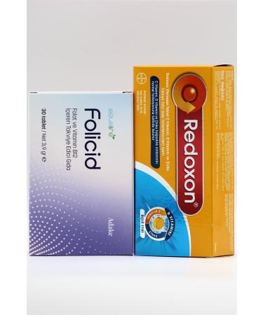 Redoxon Triple Effect 30 Effervescent Tablets Folicid Folate and Vitamin B12