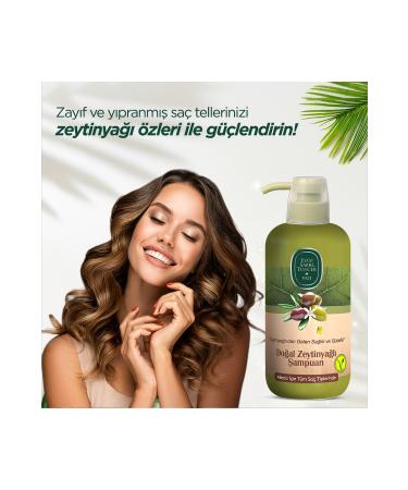 Ey p Sabri Tuncer Natural Olive Oil Shampoo 600 ml - Buy Online on GoSupps.com